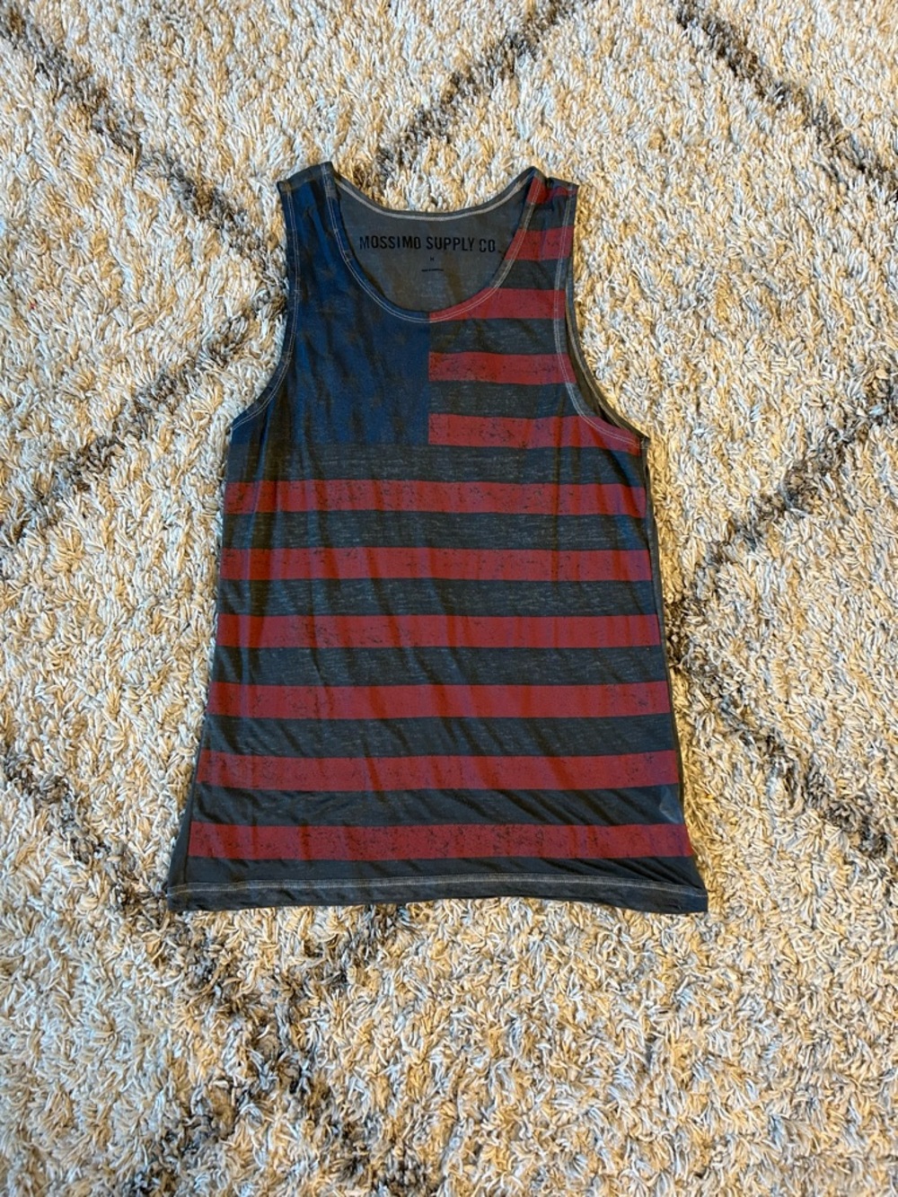 Mossimo Supply Co. Heathered Charcoal Graphic Tee